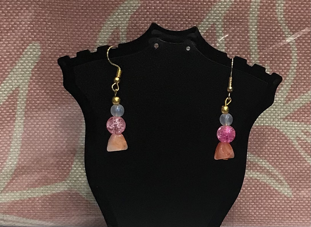 Pink Dangling Earrings - PDE21