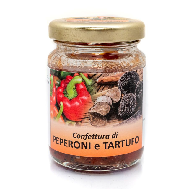 Marmelade mit Peperonis und Trüffeln