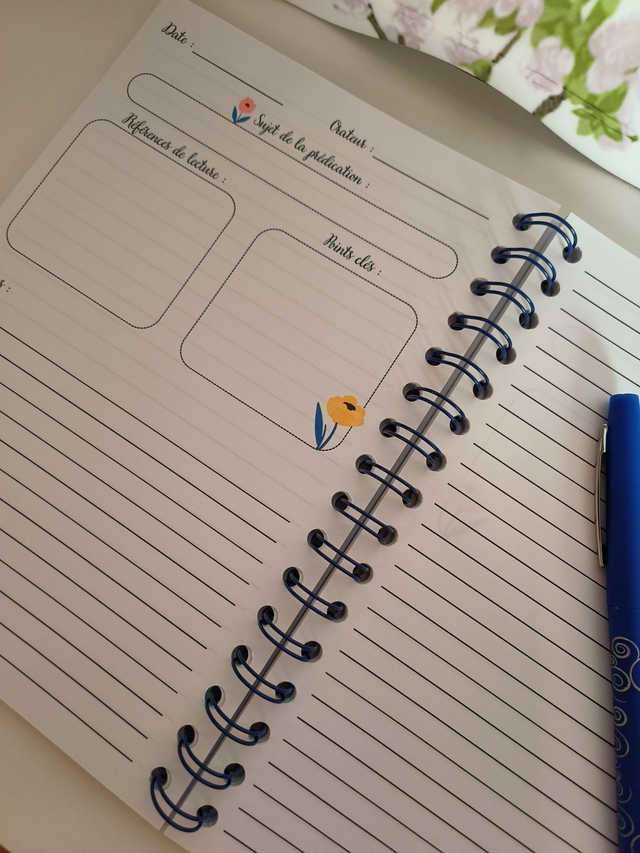 Carnet "Plus de Toi"