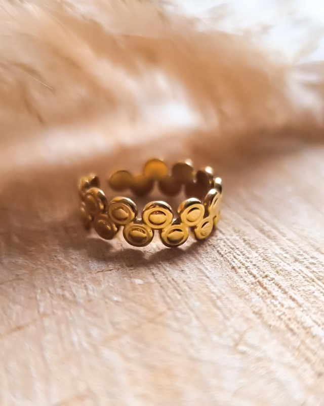 Bague "Rio" - Modèle doré
