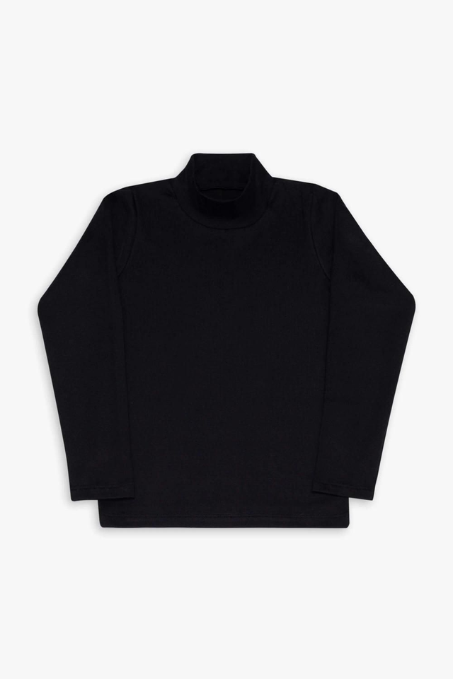 Básica em Ribana com gola Preta Tam. 4