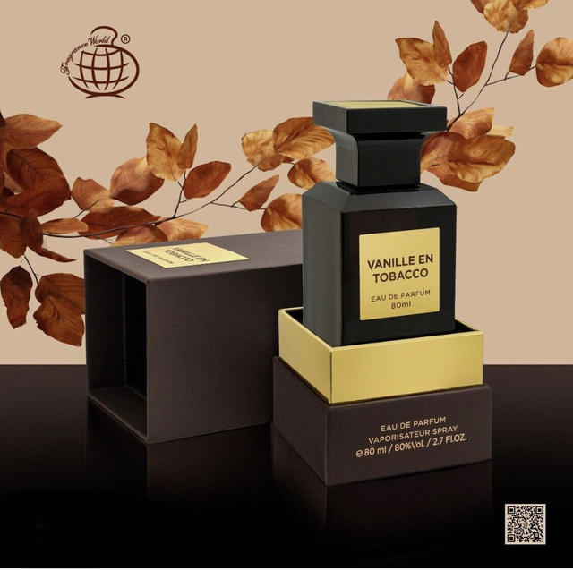 Vanille en Tobacco - Fragrance World 150ml