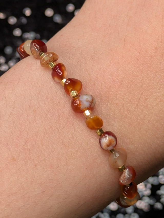 Bracelet cornaline 