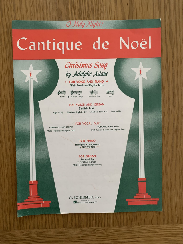 Cantique De Noel O Holy Night Sheet Music