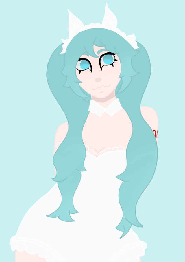 Bunny Hatsune Miku A5 Art Print