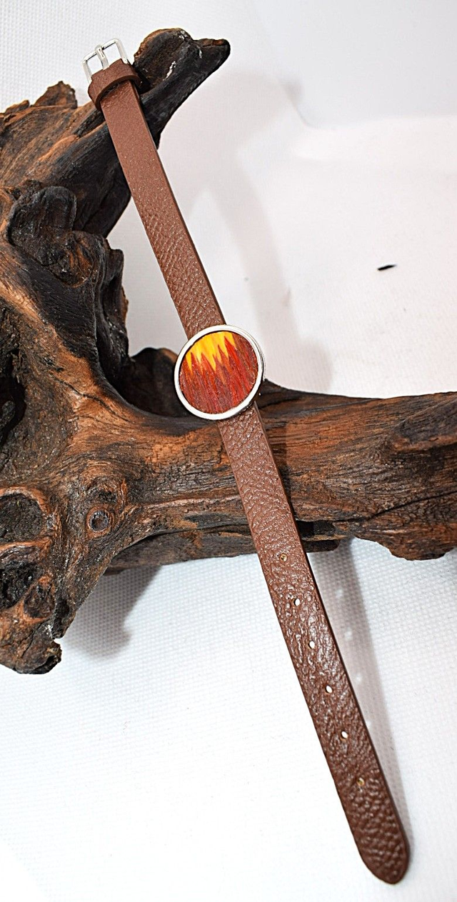 Bracelet faisan doré