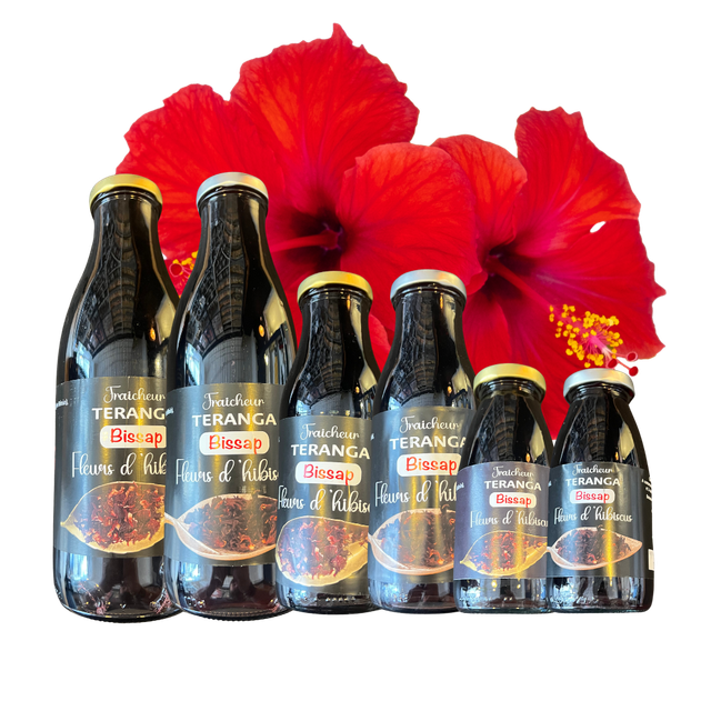 Boisson à la Fleurs d'hibiscus Bissap