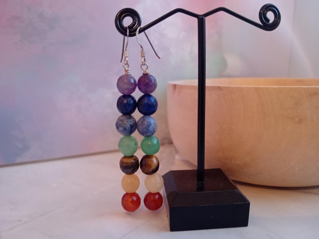Chakra style earrings 
