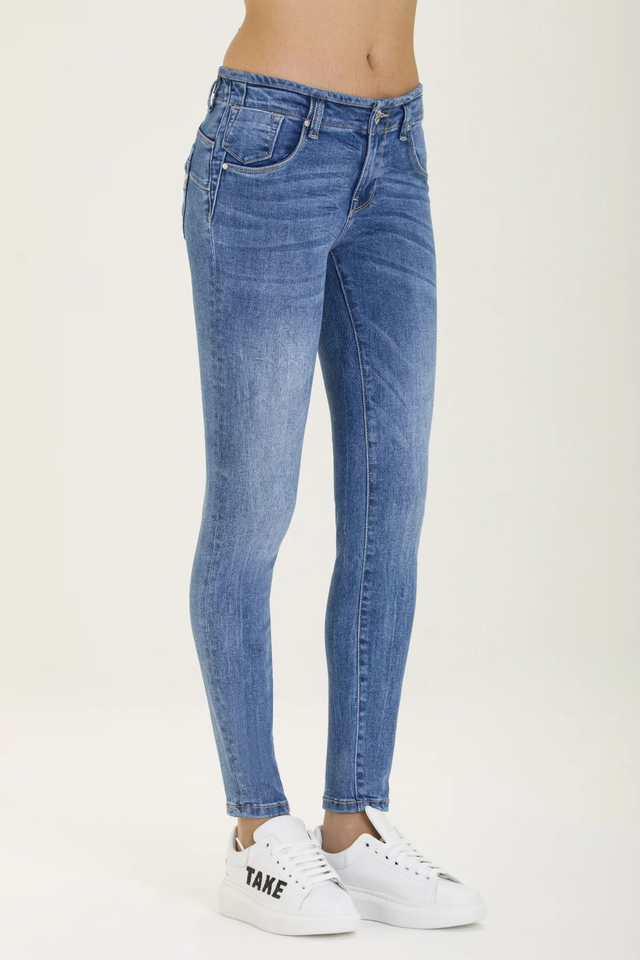 TGY784DR - TAKE-TWO JEANS skinny fit con tessuto elasticizzato