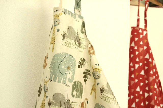 Kids apron - fun animals 