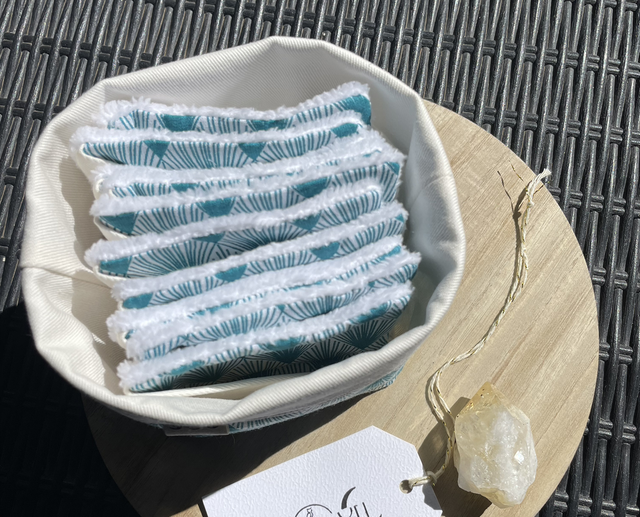 LOSANGES - 10 lingettes + 1 Panier