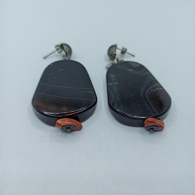 Puces - Agate marron