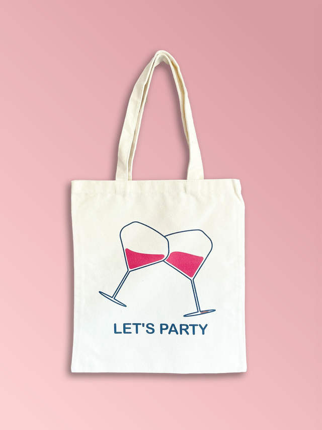 Tote bag Let&#039;s Party