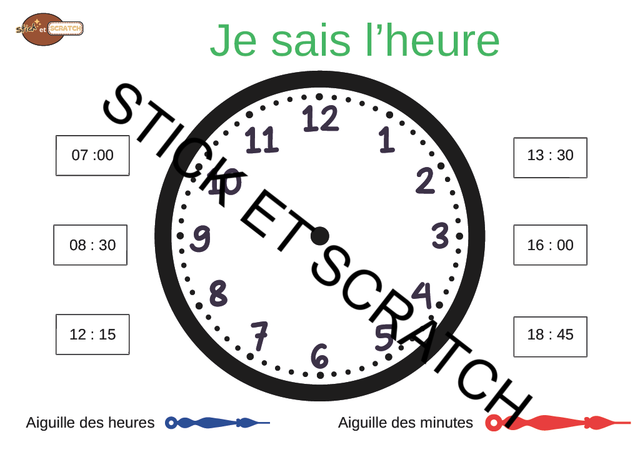 Apprendre l'heure