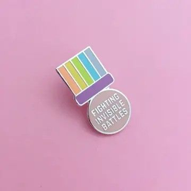 Enamel Pin, Fighting Invisible Battles