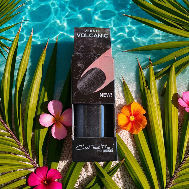 Vernis volcanic carbone noir n°1 (Miss Europe)