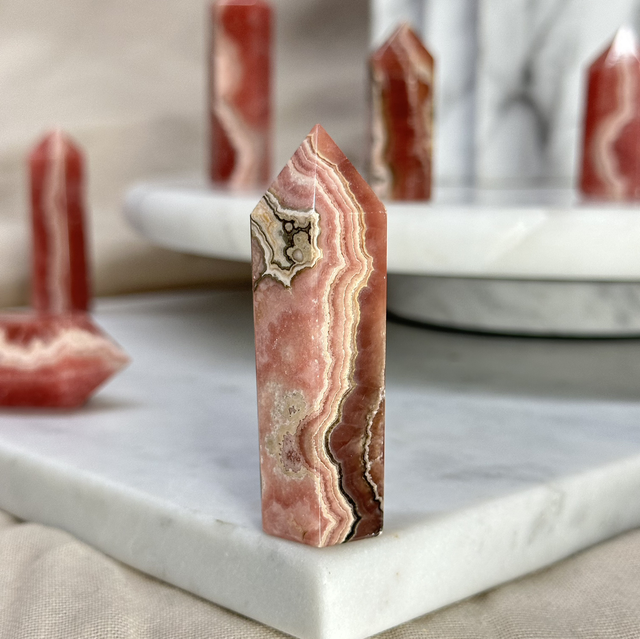Rhodochrosite Tower (High Quality) #1