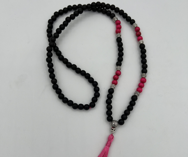 Mala bois noir et rose