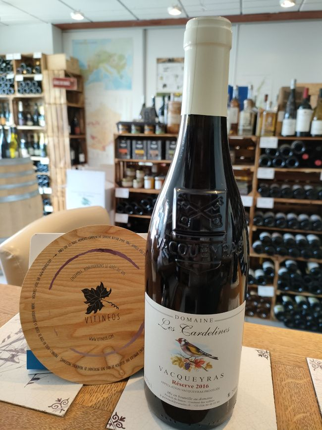 Vacqueyras rouge 2016 - Rouge Sec Tranquille - Domaine Les Cardélines (Frédéric Guintrand)