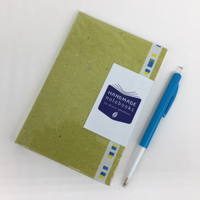 Handmade notebook (green)