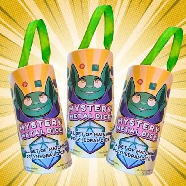 Mystery Metal Dice Tube