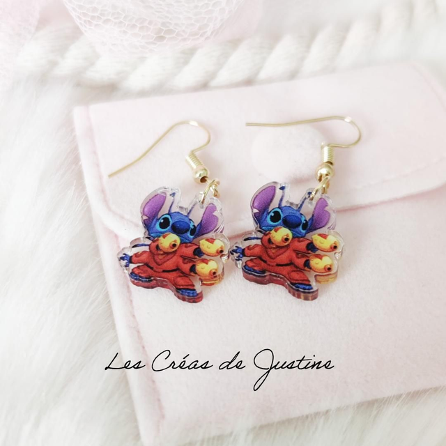Boucles d&#039;oreilles Stitch 