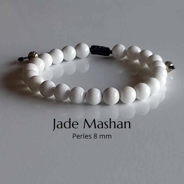 Bracelet ajustable en Jade Mashan