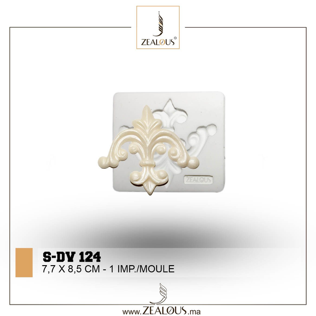 S-DV124 Cake Chocolate and Fondant Silicon Moulds