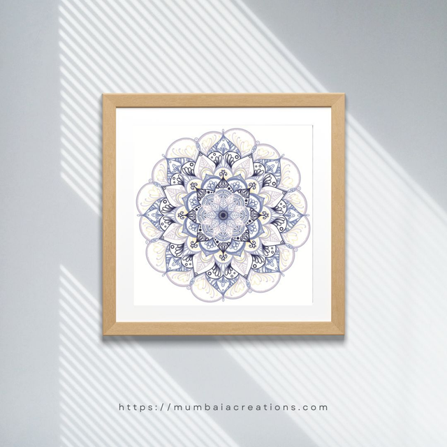 Mandalilas - Impression 20x20cm