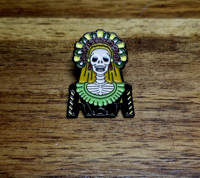 PIN’S CRÂNE AZTÈQUE #2