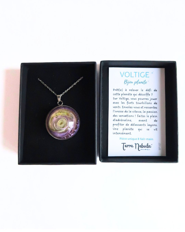 Collier Planète à adopter Voltige | BP107 | Pétri