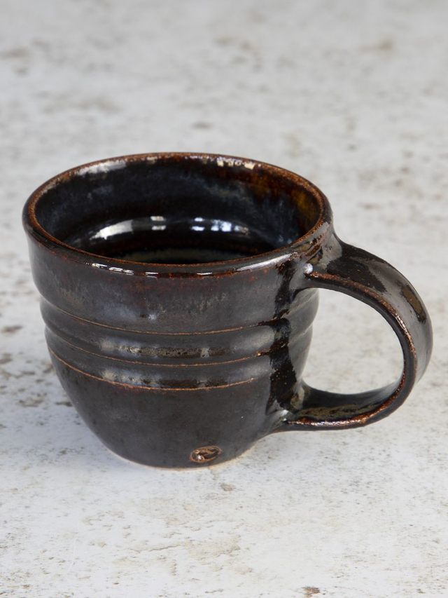 Espresso Cup in Brown Tenmoku glaze
