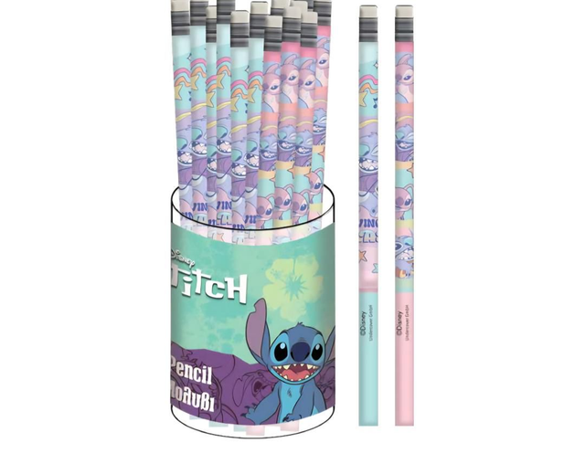 ✨️LOT DE 2 CRAYONS À PAPIER STITCH 