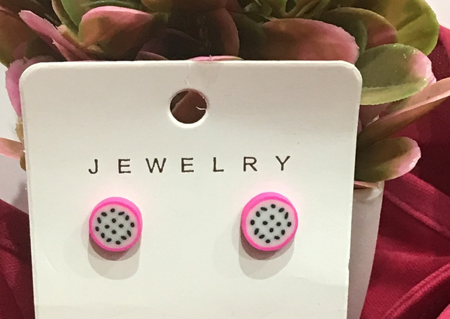 Children Pink Earrings - CPE04