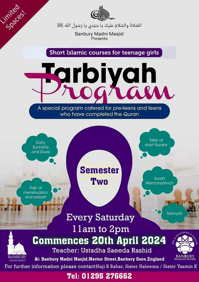 Tarbiyah Programme (Girls)