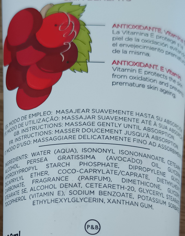 The Fruit Company " Lotion pour le corps Antioxydante "