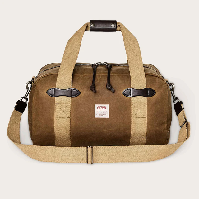 Filson Tin Cloth Small Duffle Bag Dark Tan