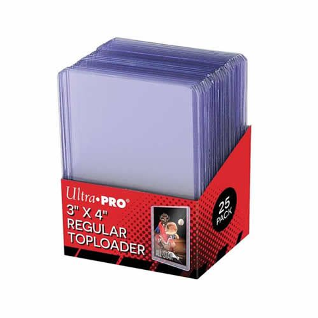 Ultra Pro - 3x4 Inch Toploaders Clear 25 Pack