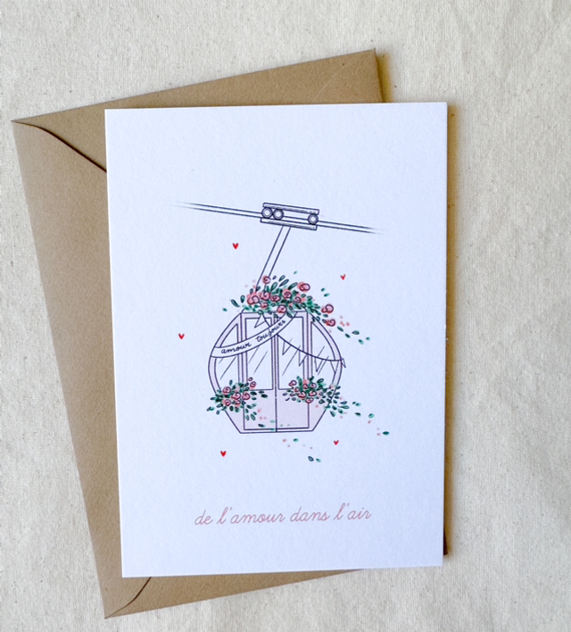 Carte Mariage - De l’amour dans l’air