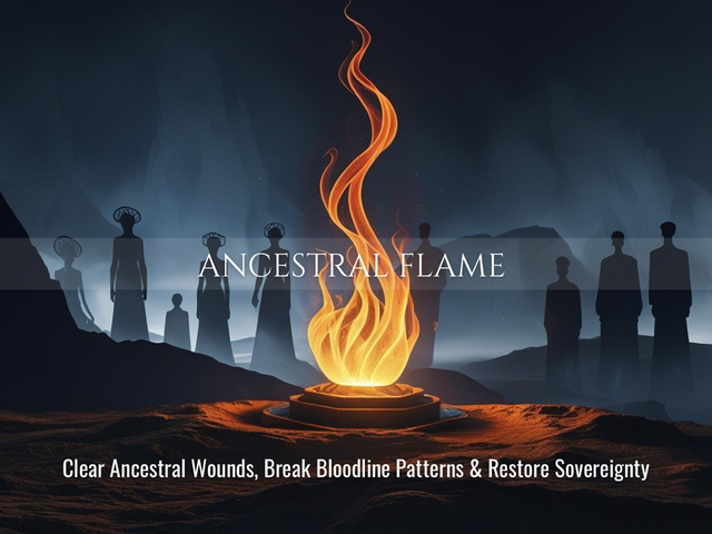 Ancestral Flame | Clear Ancestral Wounds, Break Bloodline Patterns &amp; Restore Sovereignty | Same Day Delivery