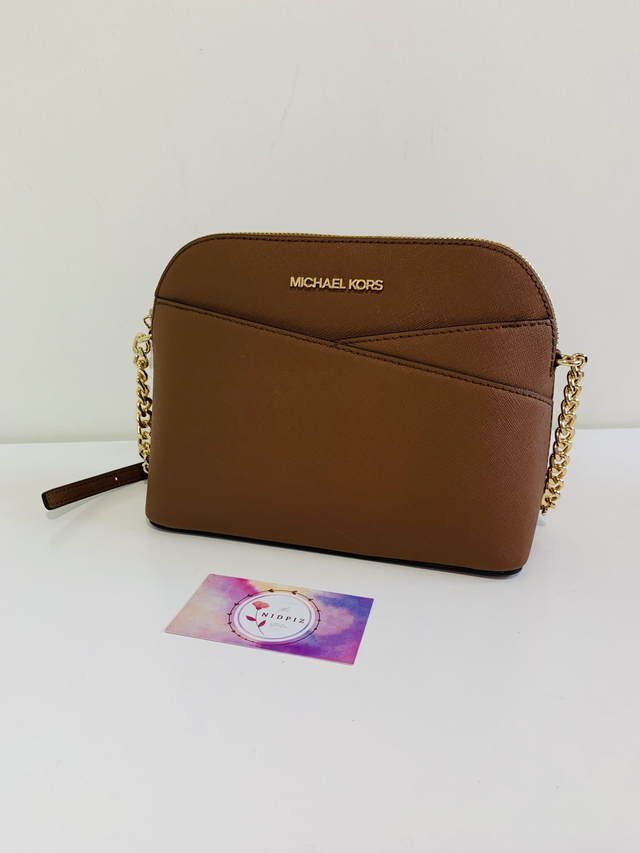 Michael Kors - Jet set travel medium dome crossbody (camel)