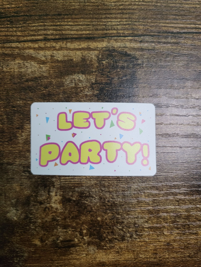 Let's Party Sticker