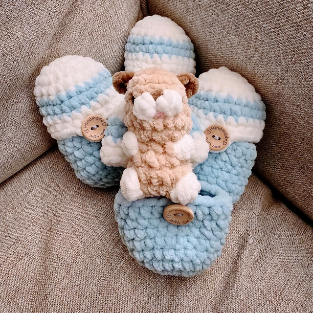 Handmade Crochet Puppy Pocket Pet – Mini Plush in Crocheted Egg