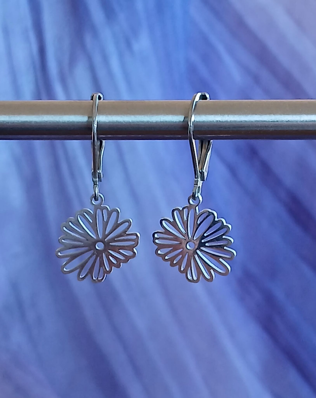 Boucles d'oreilles Paquerettes