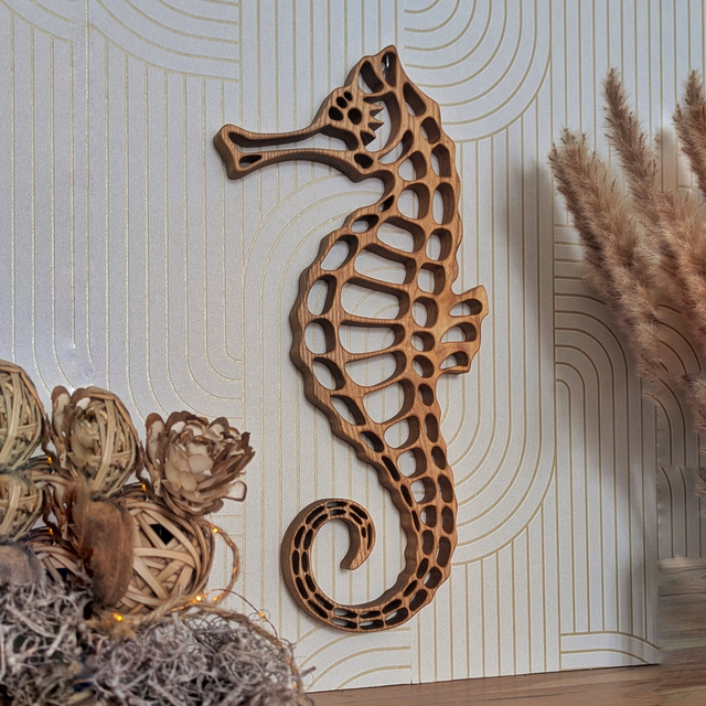 Hippocampe en frêne