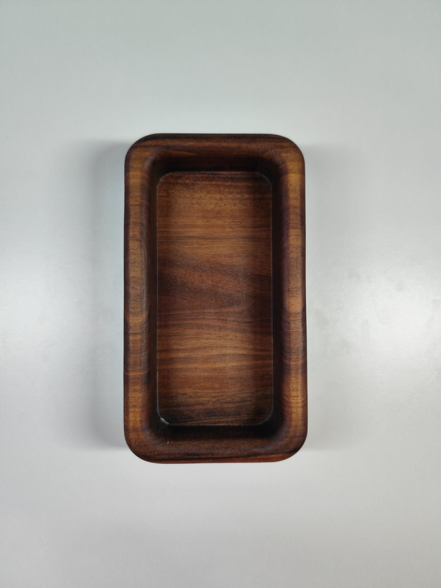 Vide poche en noyer américain 