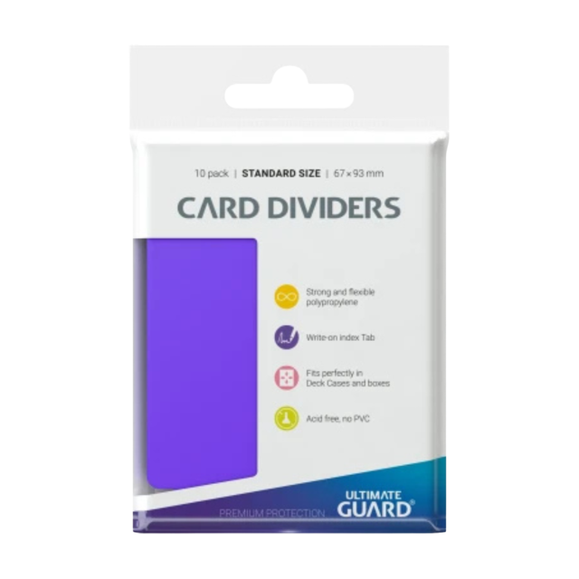 Ultimate Guard: Card Dividers Standard Size - VIOLETTI (10kpl)
