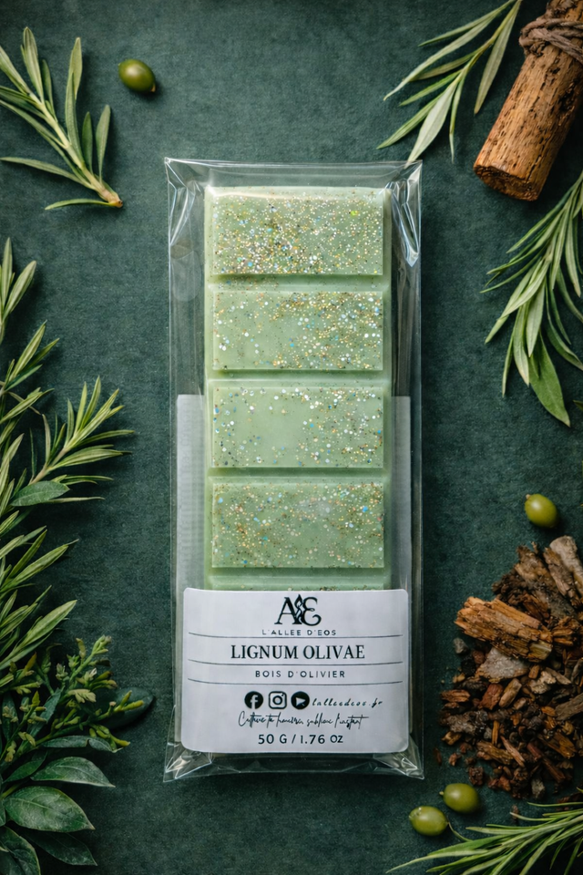 Tablette Fondant parfumé - Parfum bois d'olivier