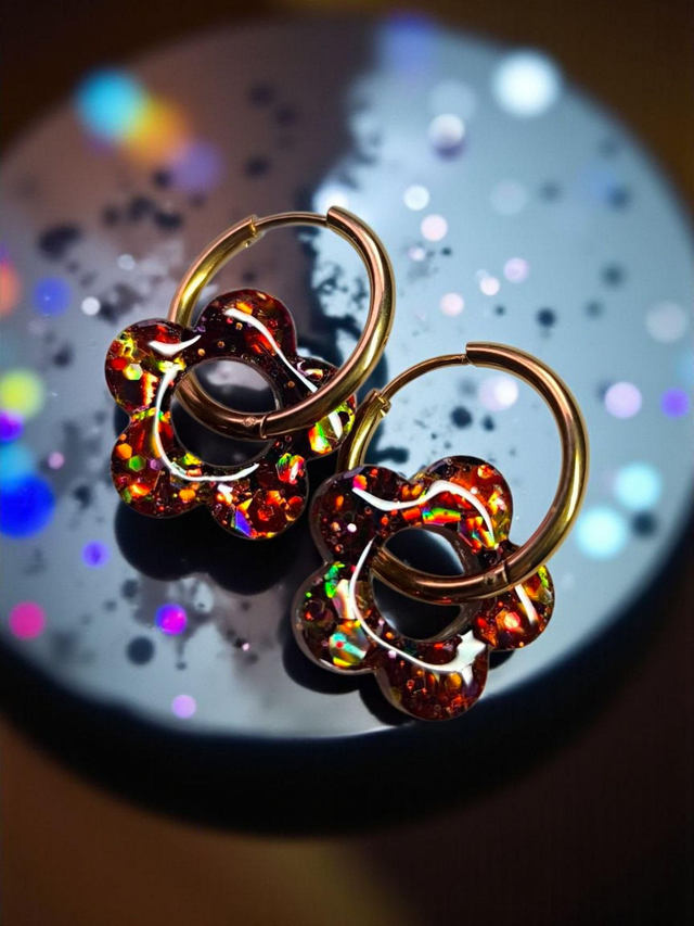 Maple Glow Hoops - Interchangeable