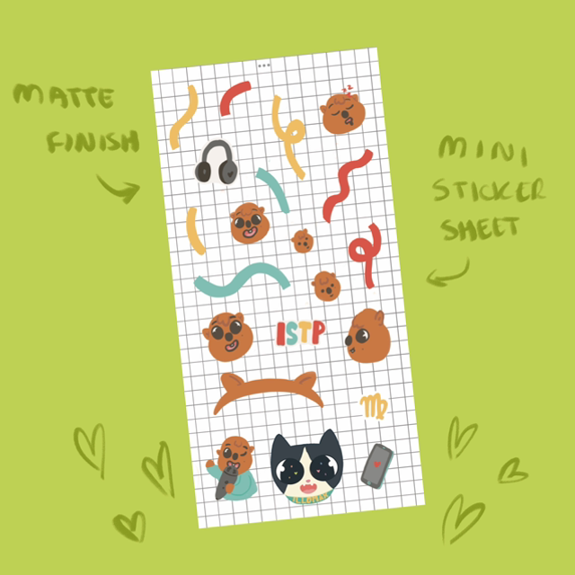 Stray Kids Deco Stickersheet | Han Quokka